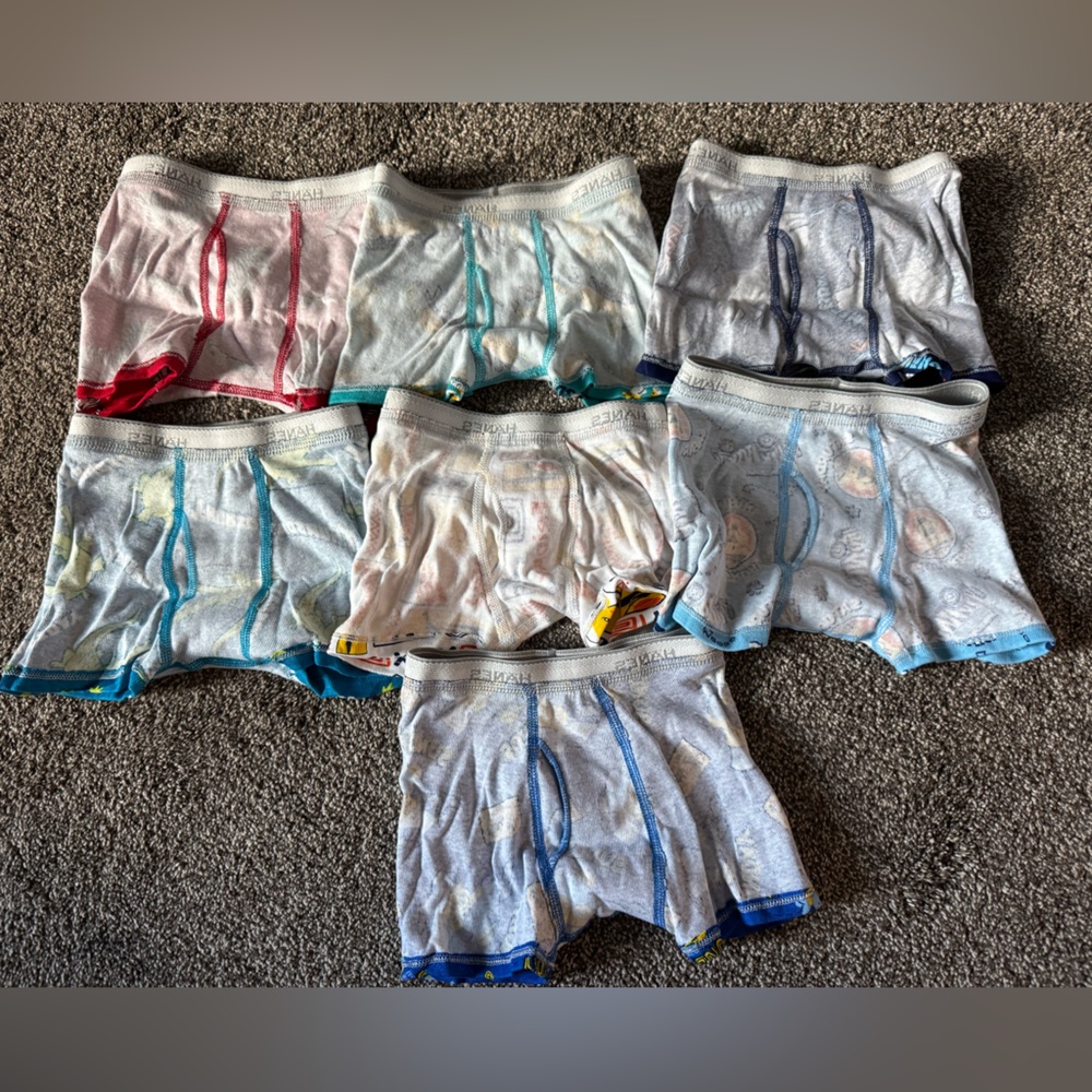 Hanes Boys' Underwear Set - Days of the Week Animal Theme NWOT - Picture 4 of 12